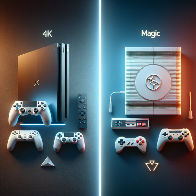 Comparativa de Consolas Retro: 4K M5 vs Magic Game