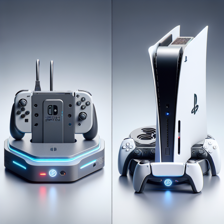 Comparativa: Base cargador dock para Joy-Con Nintendo Switch vs Base refrigerante multifuncional para PS5