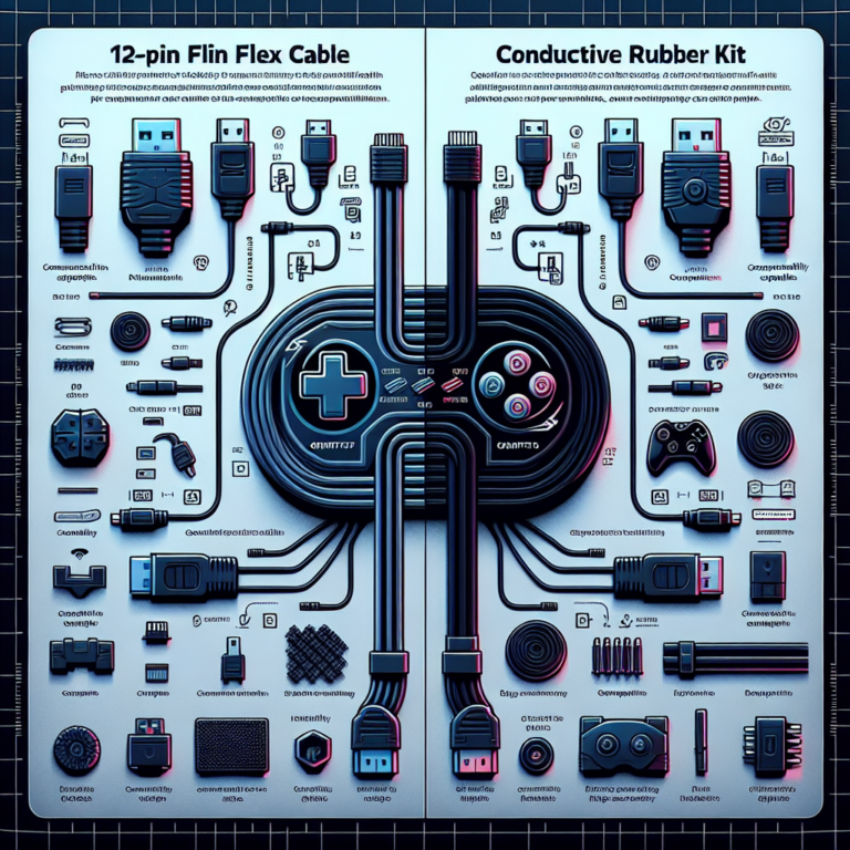 Comparativa: Cable Flex 12 Pines vs Kit Gomas Conductoras para Control PS4