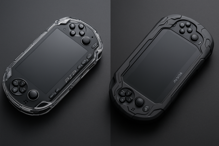Comparativa: Carcasa Acrílica vs Funda de Silicona para Consolas PSP y PS Vita