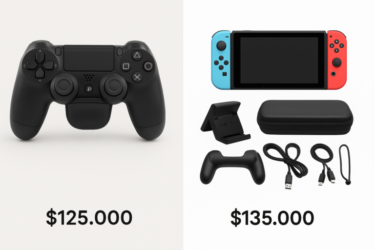 Comparativa: Botón Trasero para PS4 vs Kit 13 en 1 para Nintendo Switch
